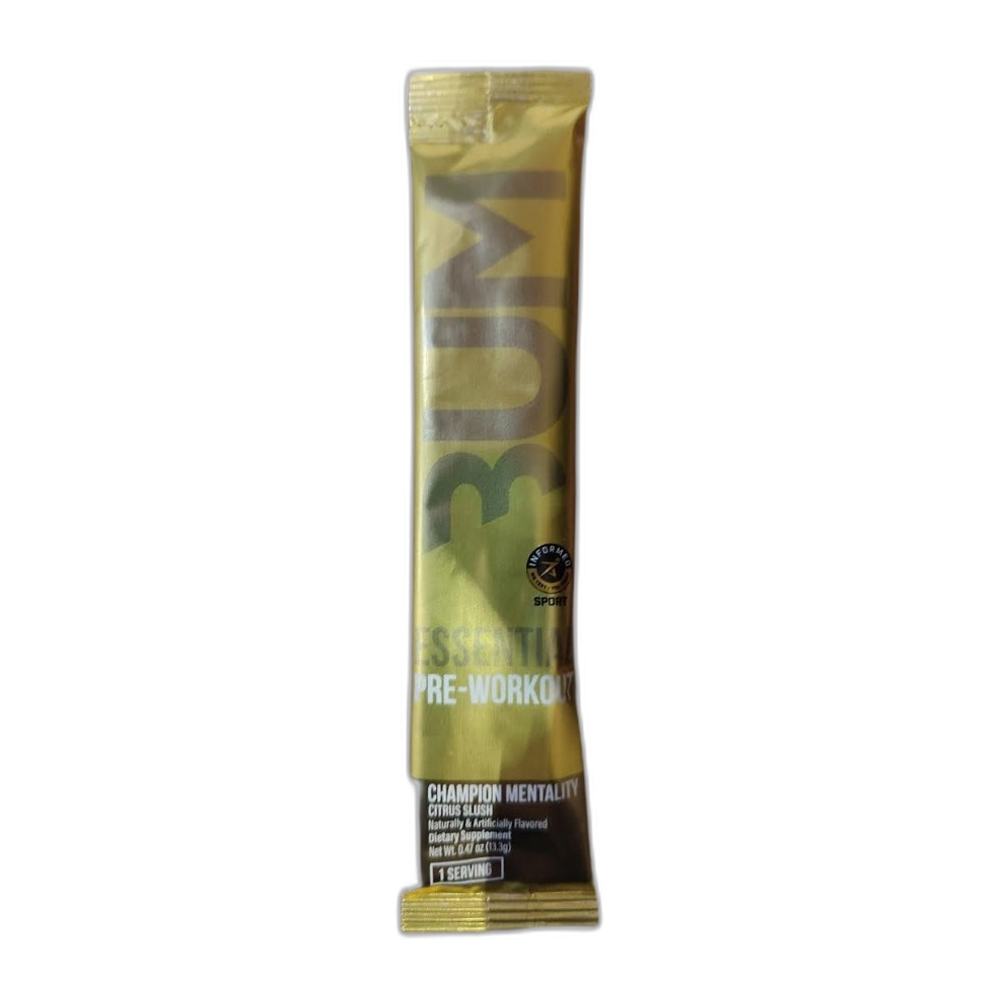Raw Nutrition CBUM Essential Pre-Workout, Champions Mentality Citrus Slush - 13.3g (1 serving)