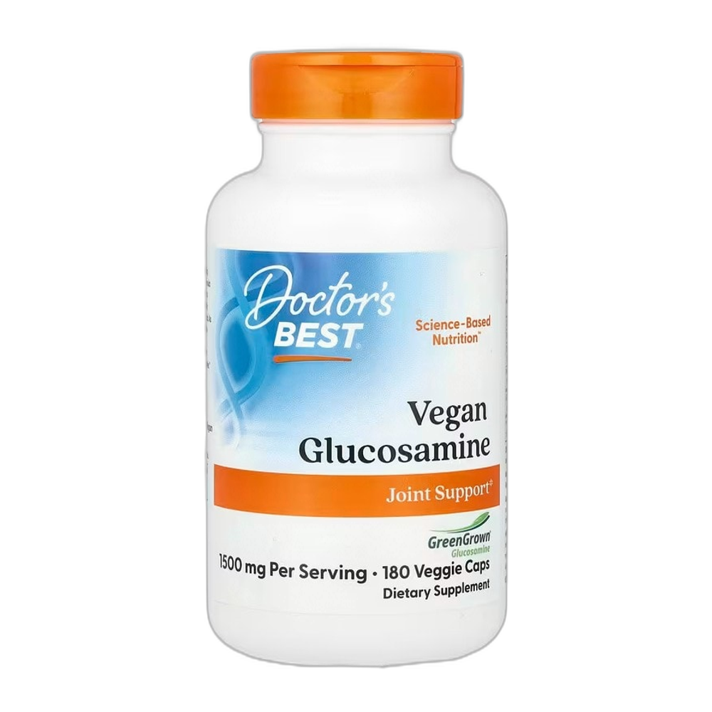 Doctor's Best Vegan Glucosamine with GreenGrown, 1500mg - 180 vcaps