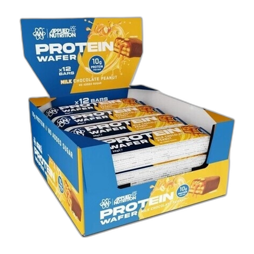Applied Nutrition Protein Wafer, Milk Chocolate Peanut - 12 x 39g