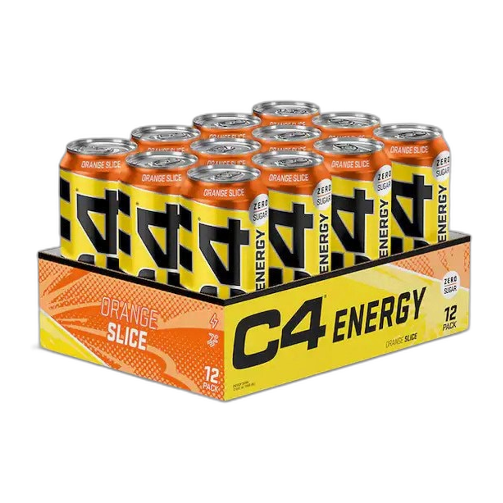 Cellucor C4 Explosive Energy Drink, Orange Slice - 12 x 500 ml.