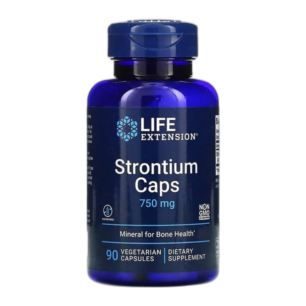 Life Extension Strontium Caps, 750mg - 90 vcaps