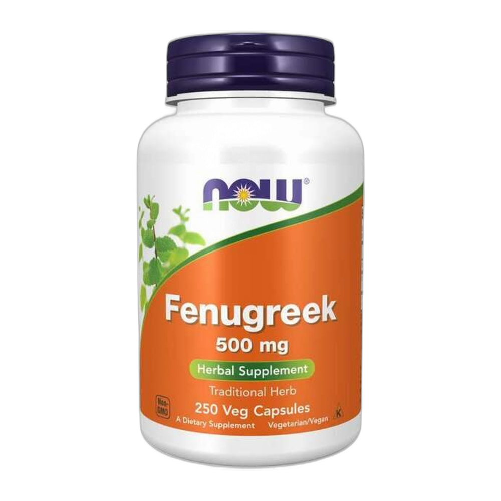 NOW Foods Fenugreek, 500mg - 250 vcaps