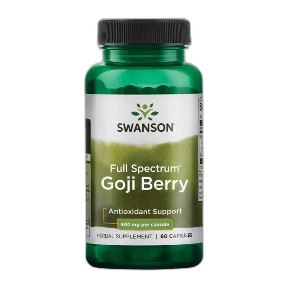 Swanson Full Spectrum Goji Berry, 500mg - 60 caps