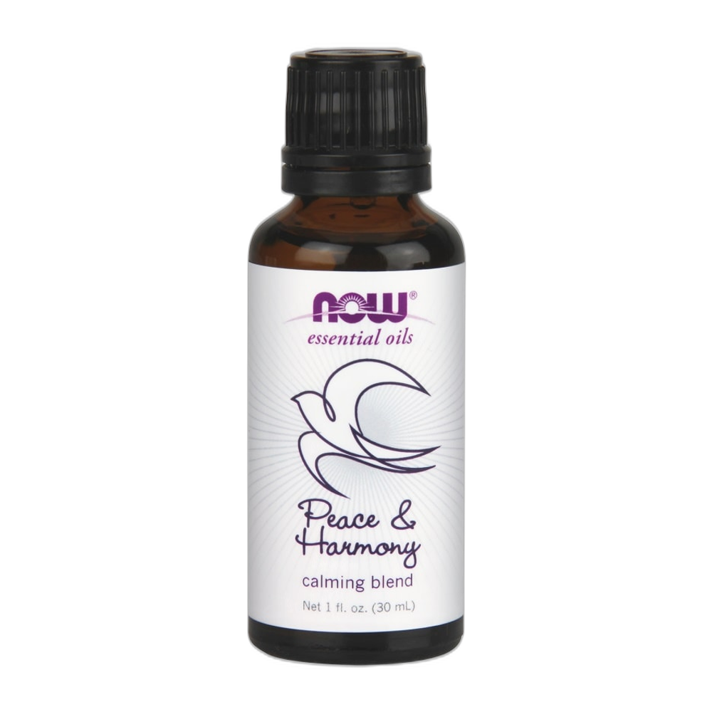 NOW Foods Essential Oil, Peace & Harmony Oil Blend - 30 ml.