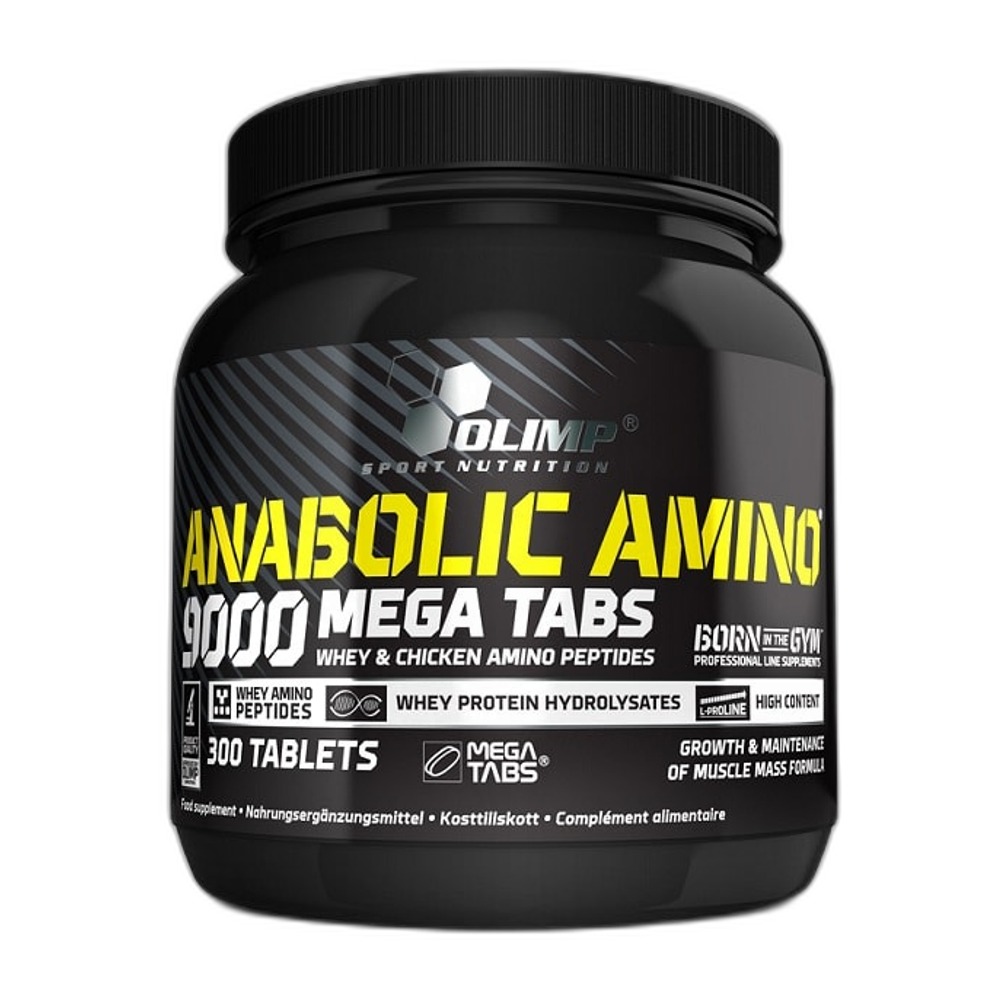 Olimp Nutrition Anabolic Amino 9000, Mega Tabs - 300 tabs