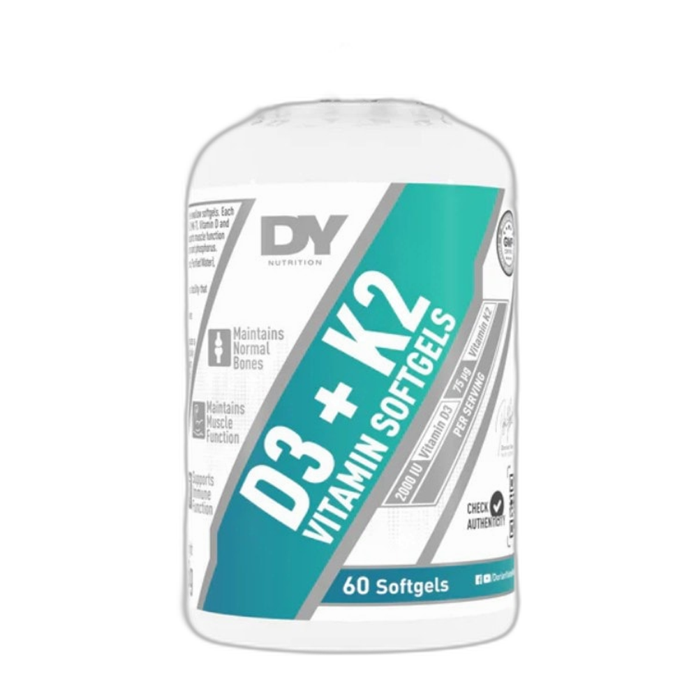 Dorian Yates Vitamin D3+K2 - 60 softgels