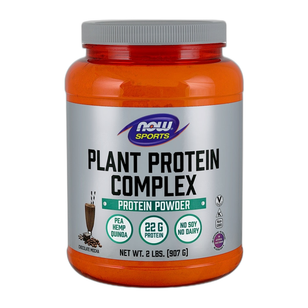 NOW Foods Plant Protein Complex, Chocolate Mocha - 907g