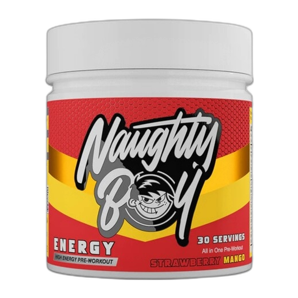 Naughty Boy Energy, Strawberry Mango - 390g
