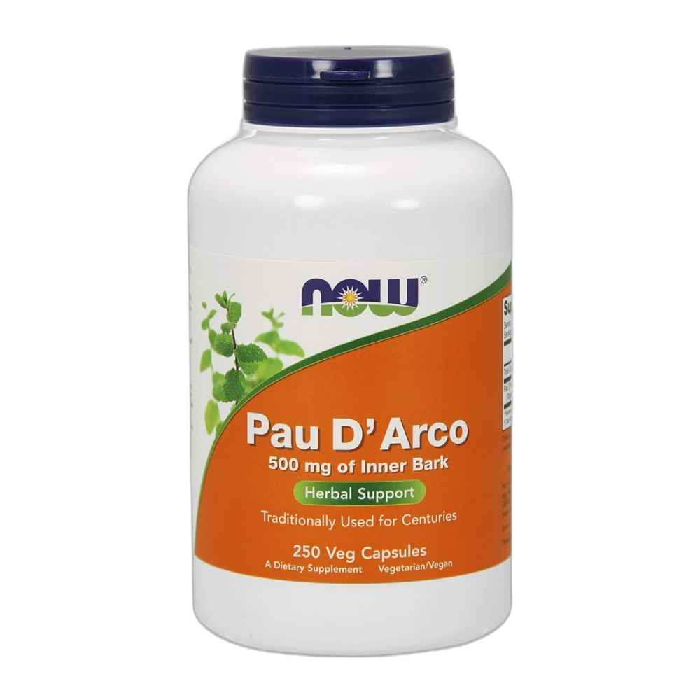 NOW Foods Pau D'Arco, 500mg - 250 vcaps
