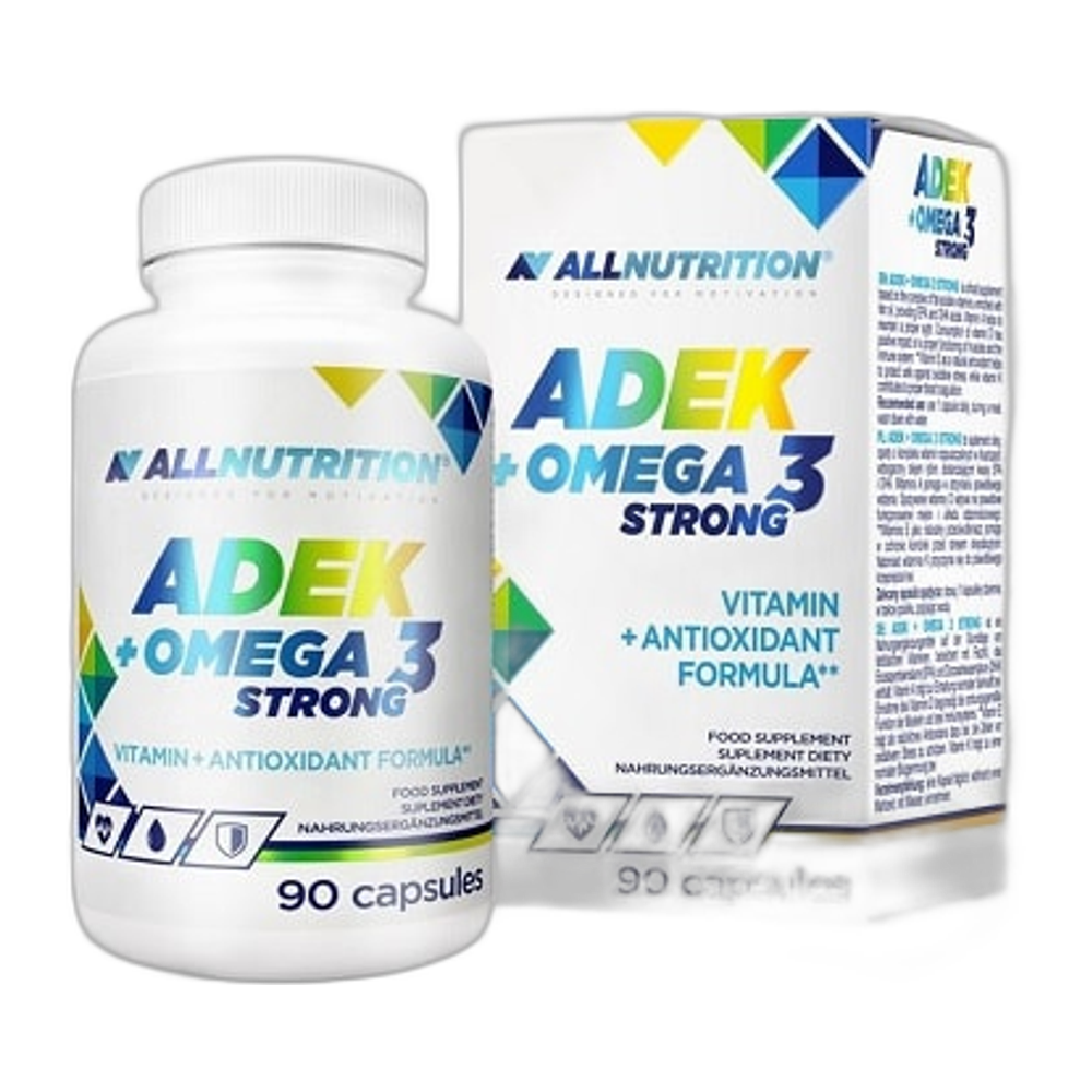 Allnutrition ADEK + Omega 3 Strong - 90 caps