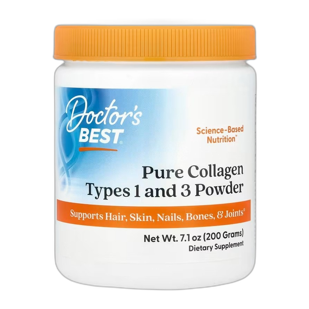 Doctor's Best Pure Collagen Types 1 and 3, Powder - 200g