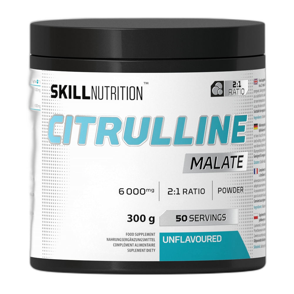 Skill Nutrition Citrulline Malate 2:1 Powder, Unflavoured - 300g