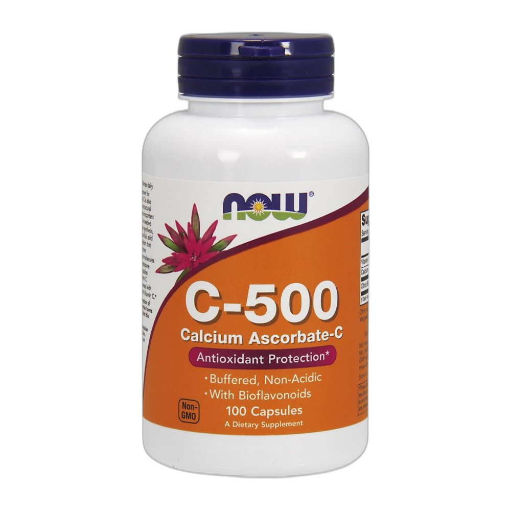 NOW Foods Vitamin C-500 Calcium Ascorbate-C - 100 caps