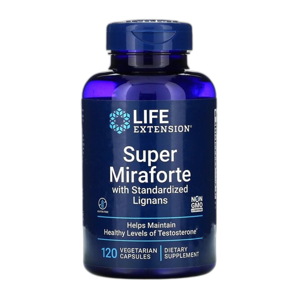 Life Extension Super Miraforte with Standardized Lignans - 120 vcaps
