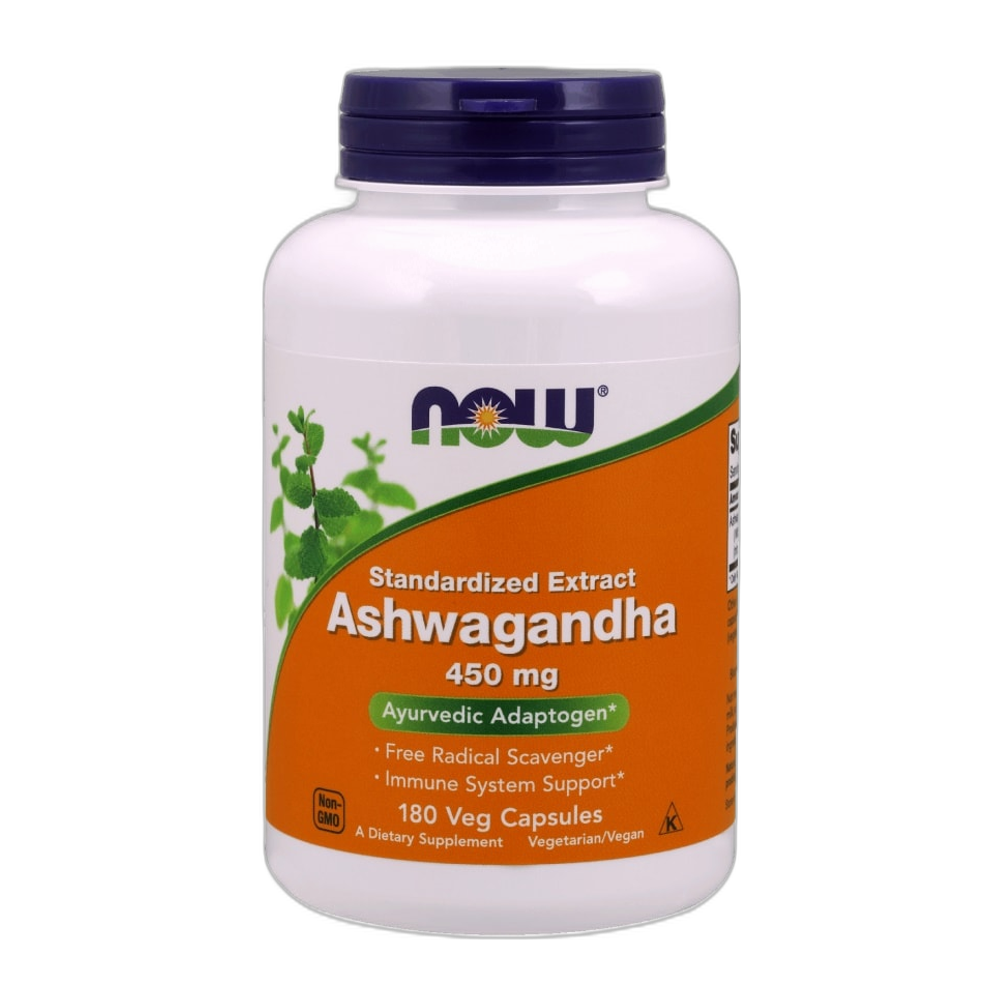 NOW Foods Ashwagandha Extract, 450mg - 180 vcaps