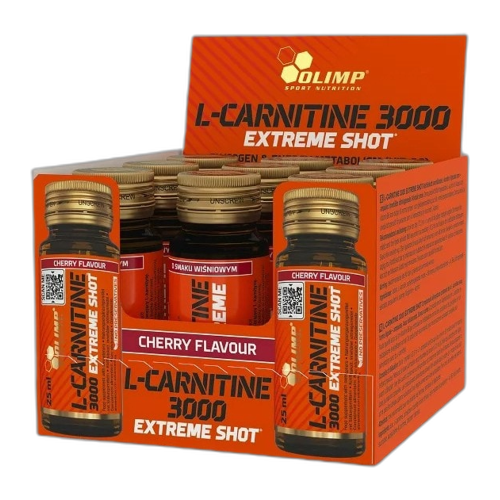 Olimp Nutrition L-Carnitine 3000 Extreme Shot - 9 x 25 ml.