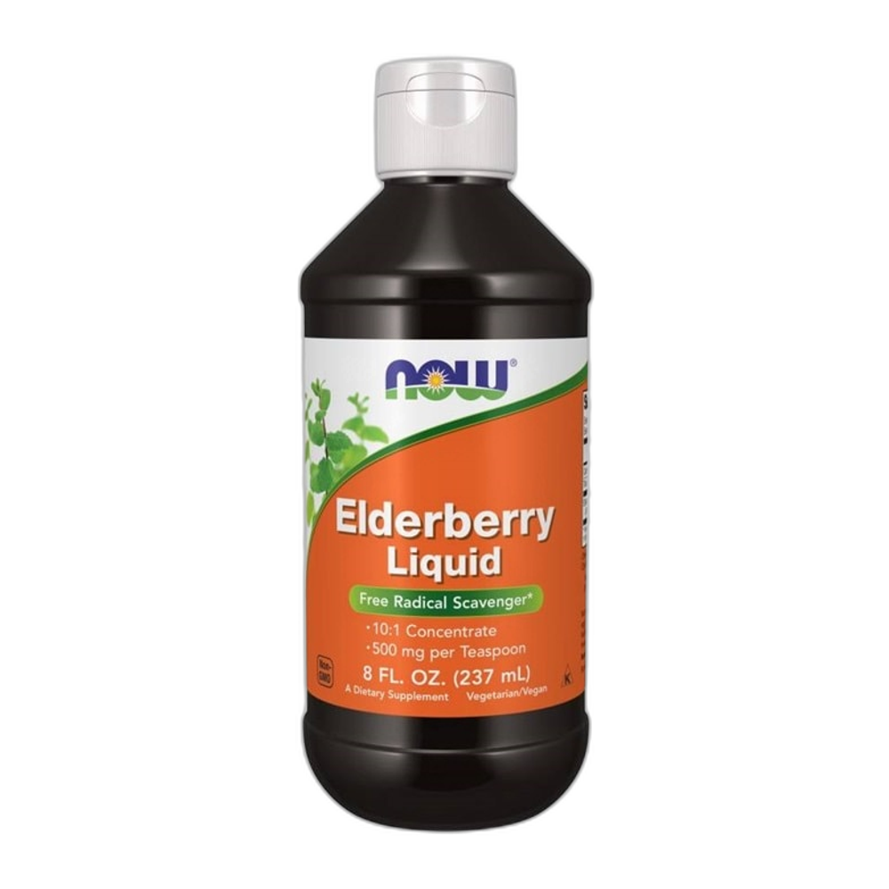 NOW Foods Elderberry, Liquid - 237 ml.