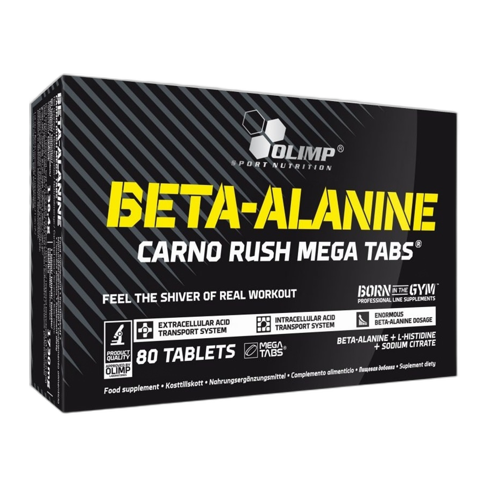 Olimp Nutrition Beta Alanine - Carno Rush Mega Tabs - 80 tabs