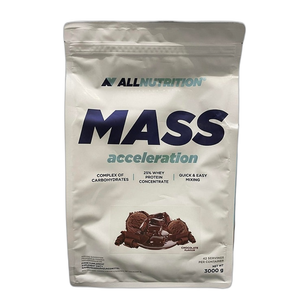 Allnutrition Mass Acceleration, Chocolate - 3000g
