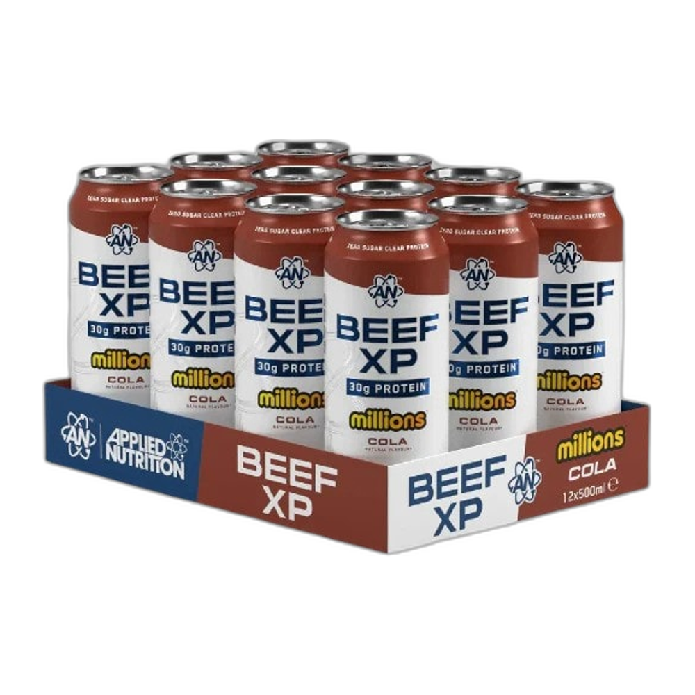Applied Nutrition Beef XP Cans, Millions Cola - 12 x 500 ml.