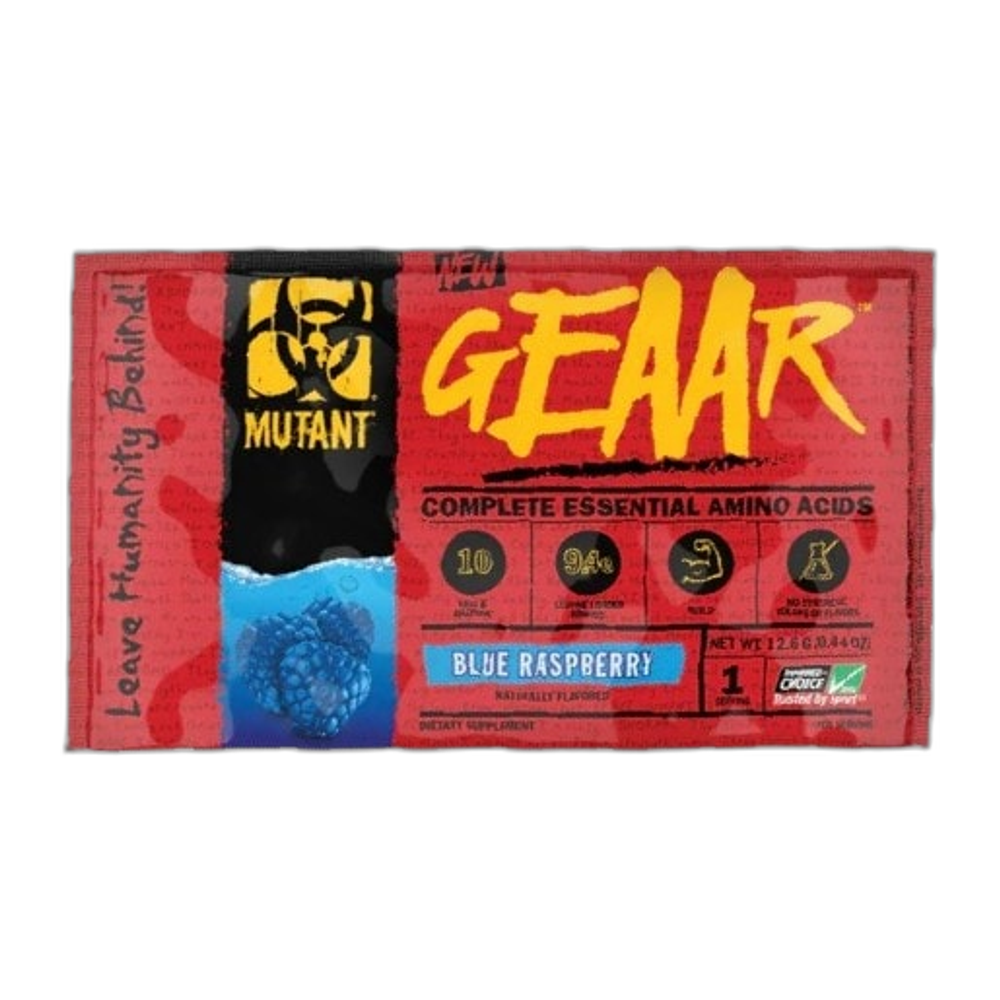 Mutant GEAAR, Blue Raspberry - 13g (1 serving)