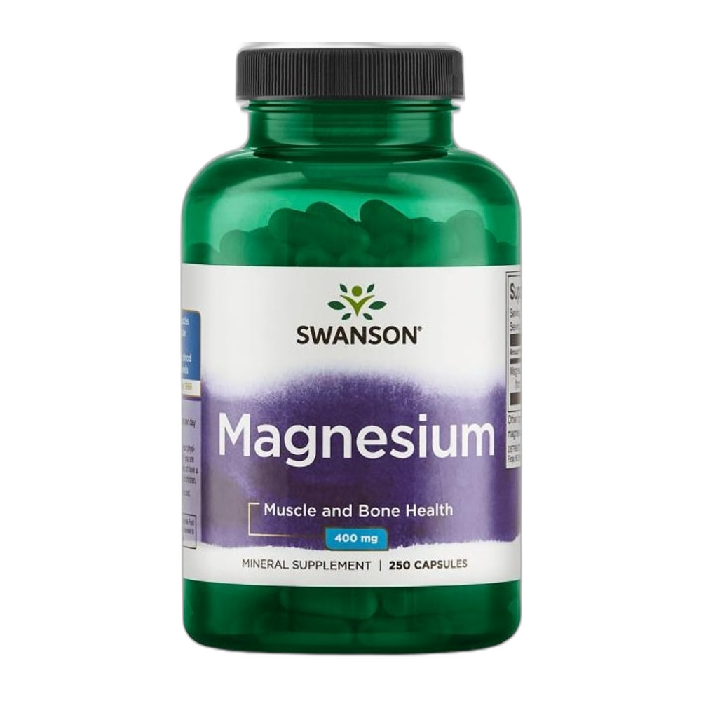 Swanson Magnesium, 200mg - 250 caps