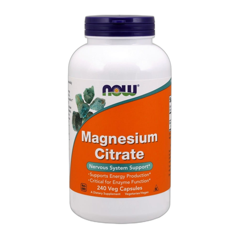 NOW Foods Magnesium Citrate, 400mg - 240 vcaps