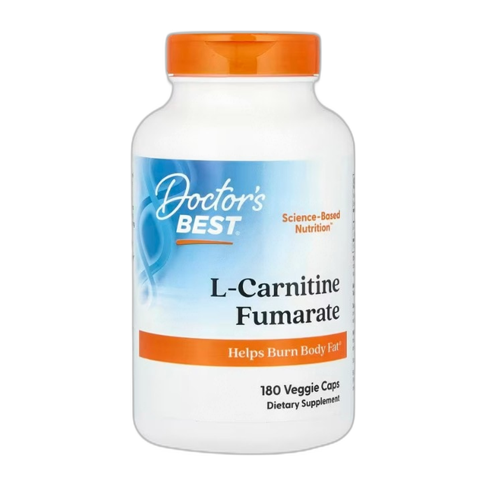 Doctor's Best L-Carnitine Fumarate - 180 vcaps