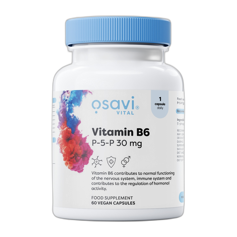Osavi Vitamin B6 - P-5-P, 30mg - 60 vegan caps