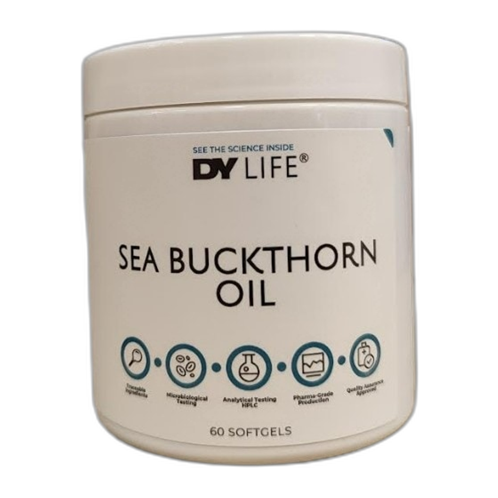 Dorian Yates DY LIFE Sea Buckthorn Oil - 60 softgels