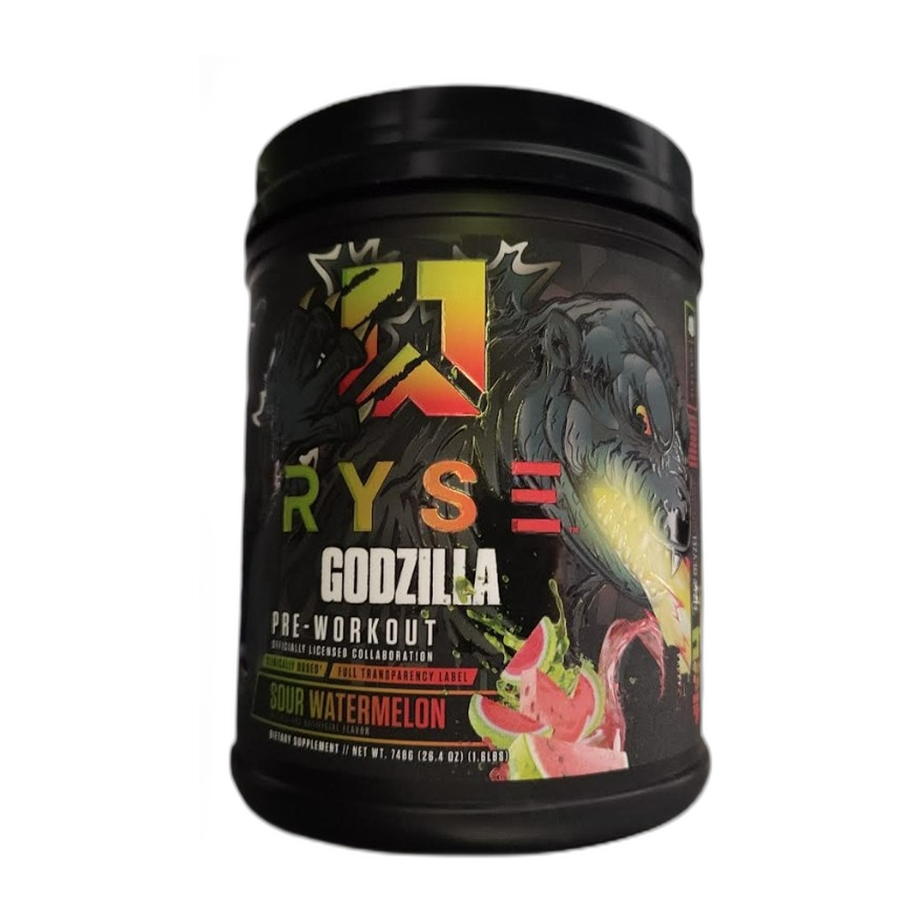 RYSE Godzilla Pre-Workout, Sour Watermelon - 748g