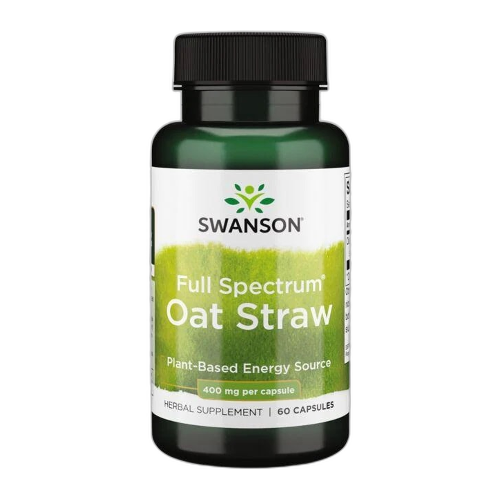 Swanson Full Spectrum Oat Straw, 400mg - 60 caps