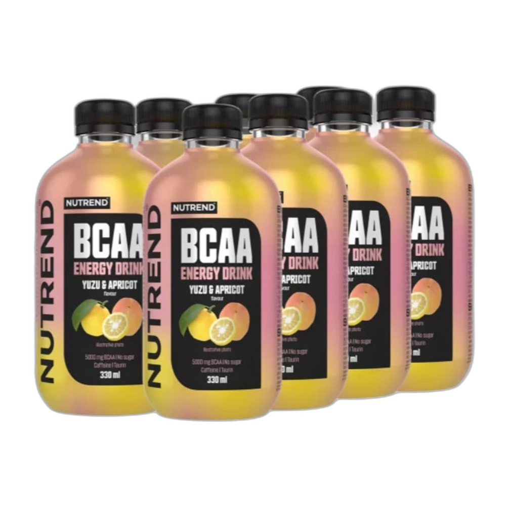 Nutrend BCAA Energy Drink, Yuzu & Apricot - 8 x 330 ml.