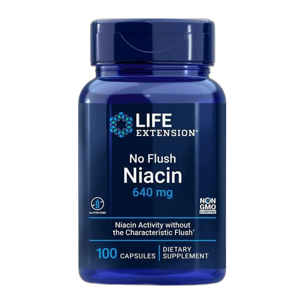 Life Extension No Flush Niacin - 100 caps