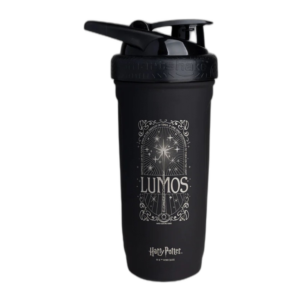 SmartShake Harry Potter Collection Stainless Steel Shaker, Lumos - 900 ml.