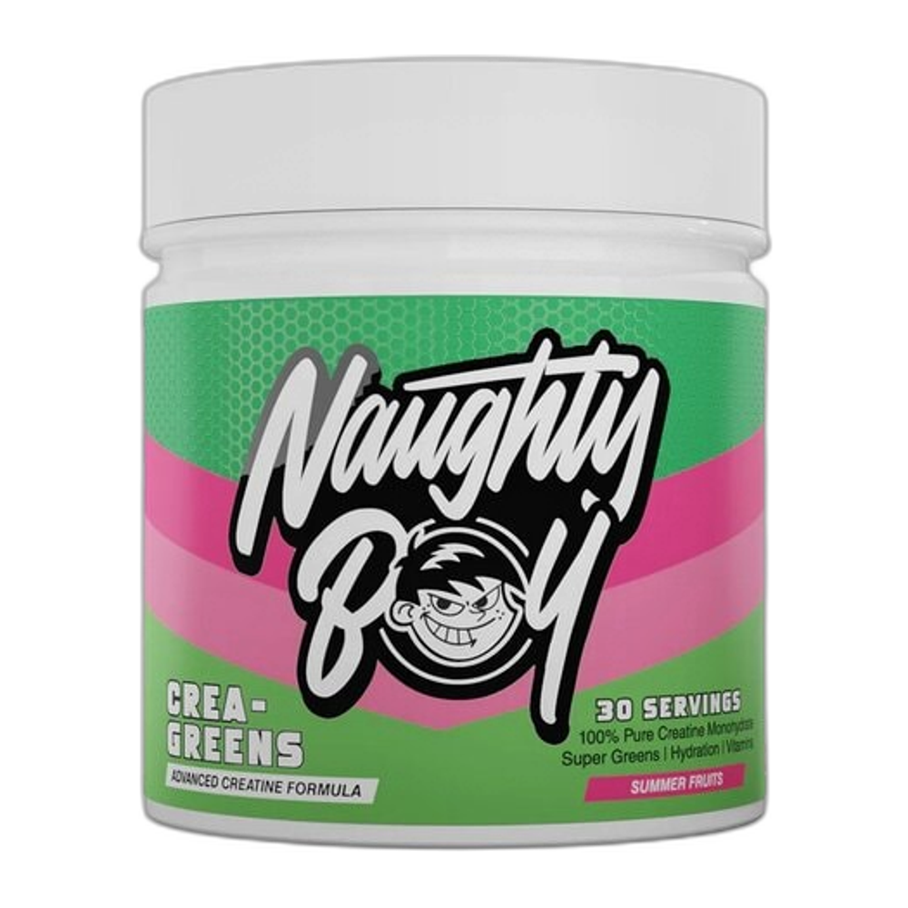 Naughty Boy Crea-Greens, Summer Fruits - 270g