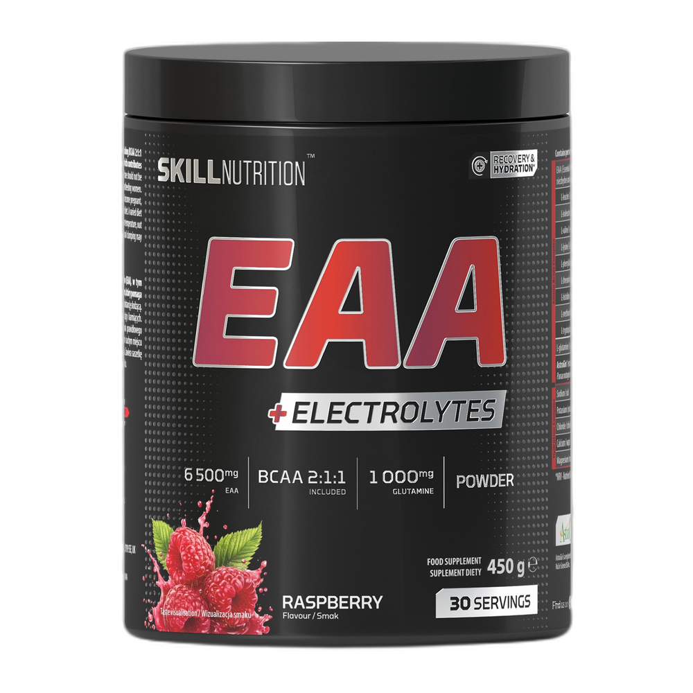 Skill Nutrition EAA + Electrolytes, Raspberry - 450g