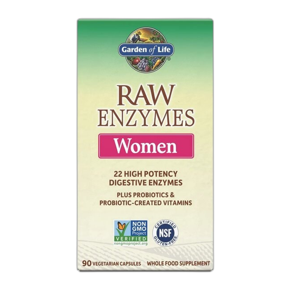 Garden of Life Raw Enzymes Women - 90 vcaps