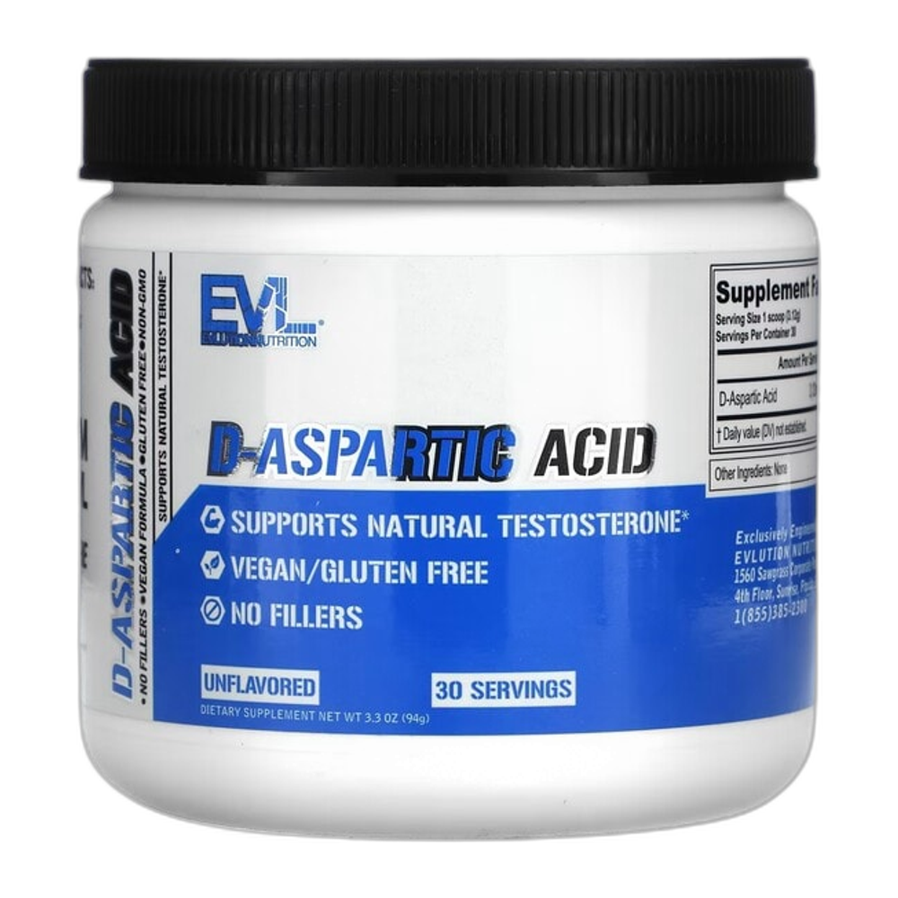 EVLution Nutrition D-Aspartic Acid - 94g
