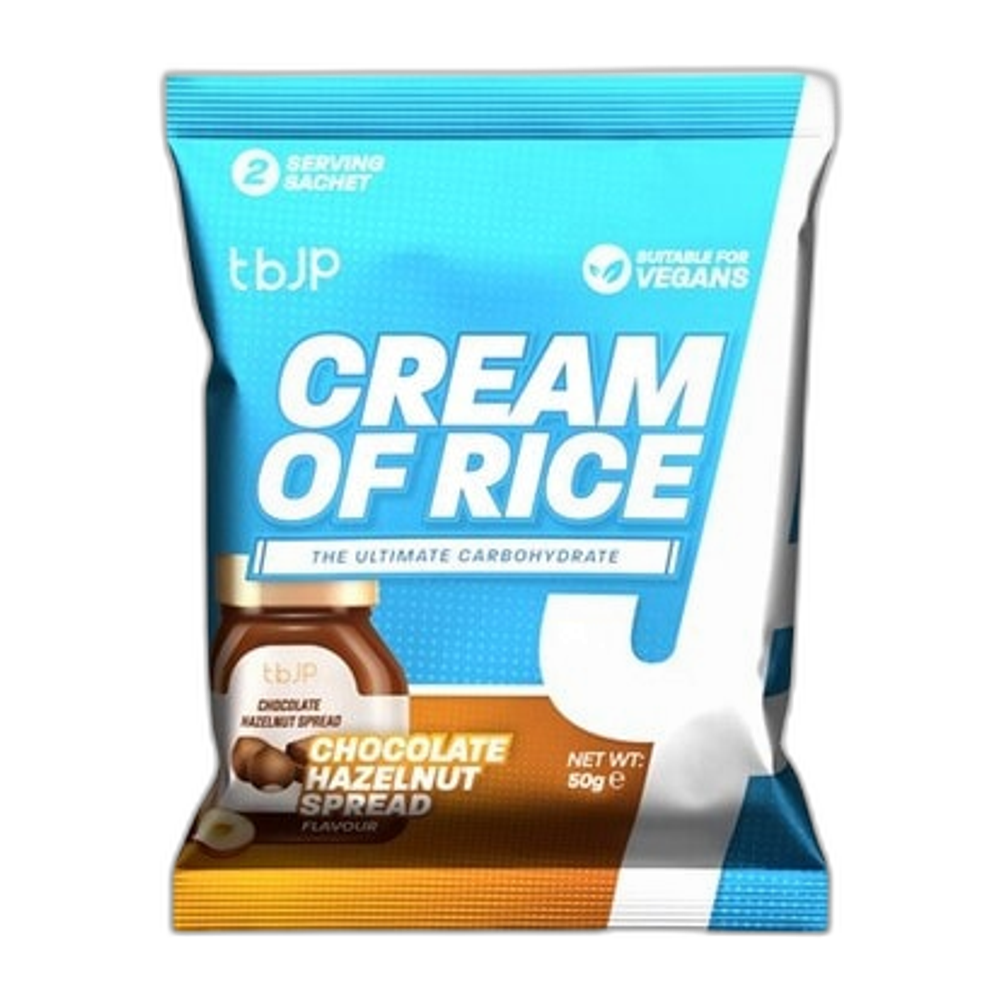 Trained by JP Cream of Rice, Chocolate Hazelnut Spread - 50g (2 servings)