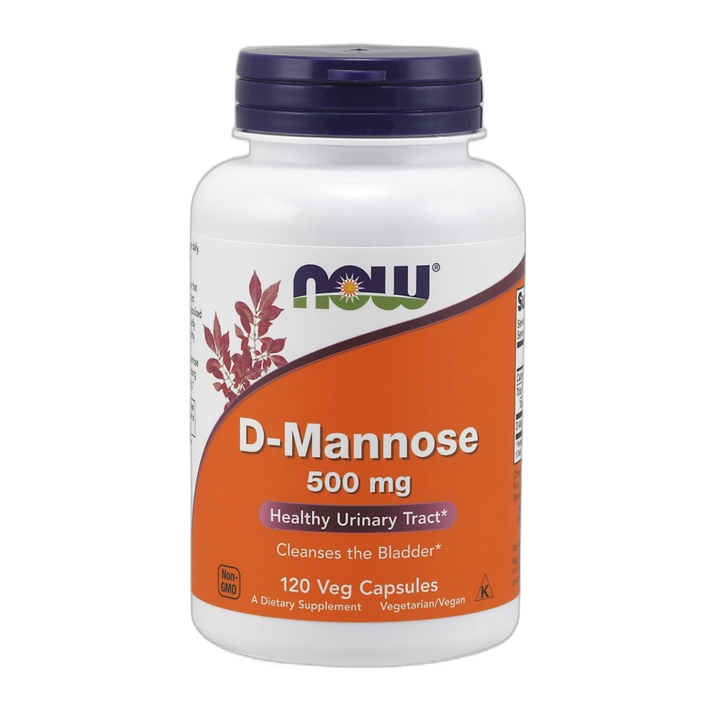 NOW Foods D-Mannose, 500mg - 120 vcaps