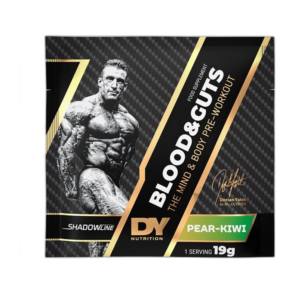 Dorian Yates Blood and Guts, Pear-Kiwi - 19g (1 serving)