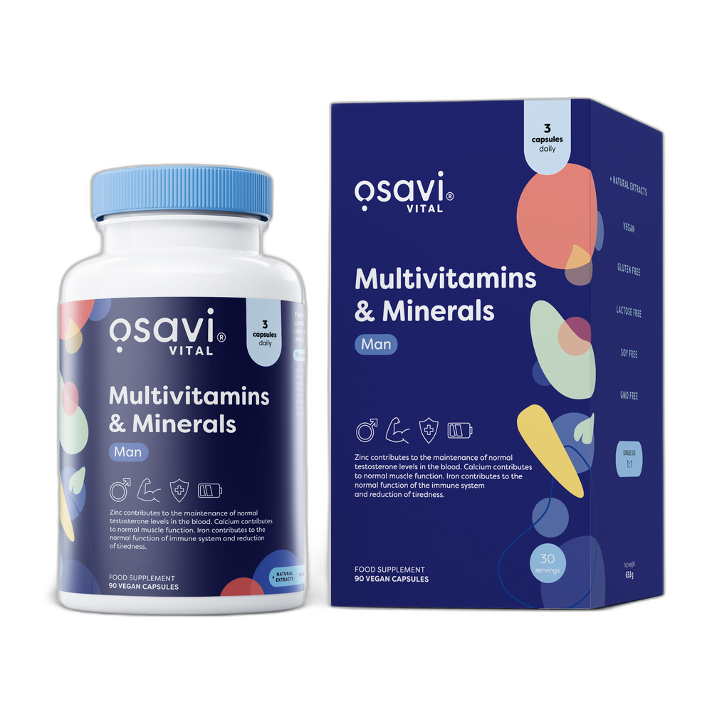Osavi Multivitamins & Minerals Man - 90 vegan caps