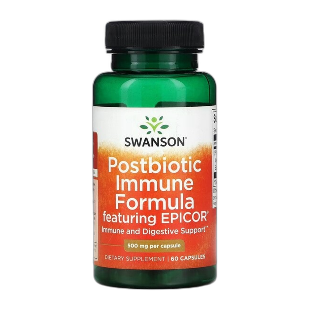 Swanson Postbiotic Immune Formula featuring EPICOR - 60 caps
