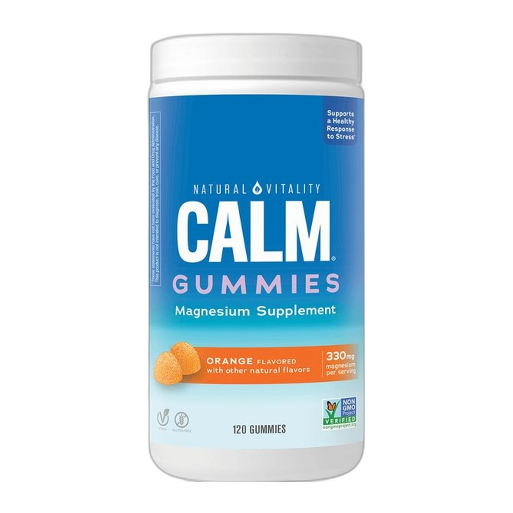 Natural Vitality Calm Gummies, Orange - 120 gummies