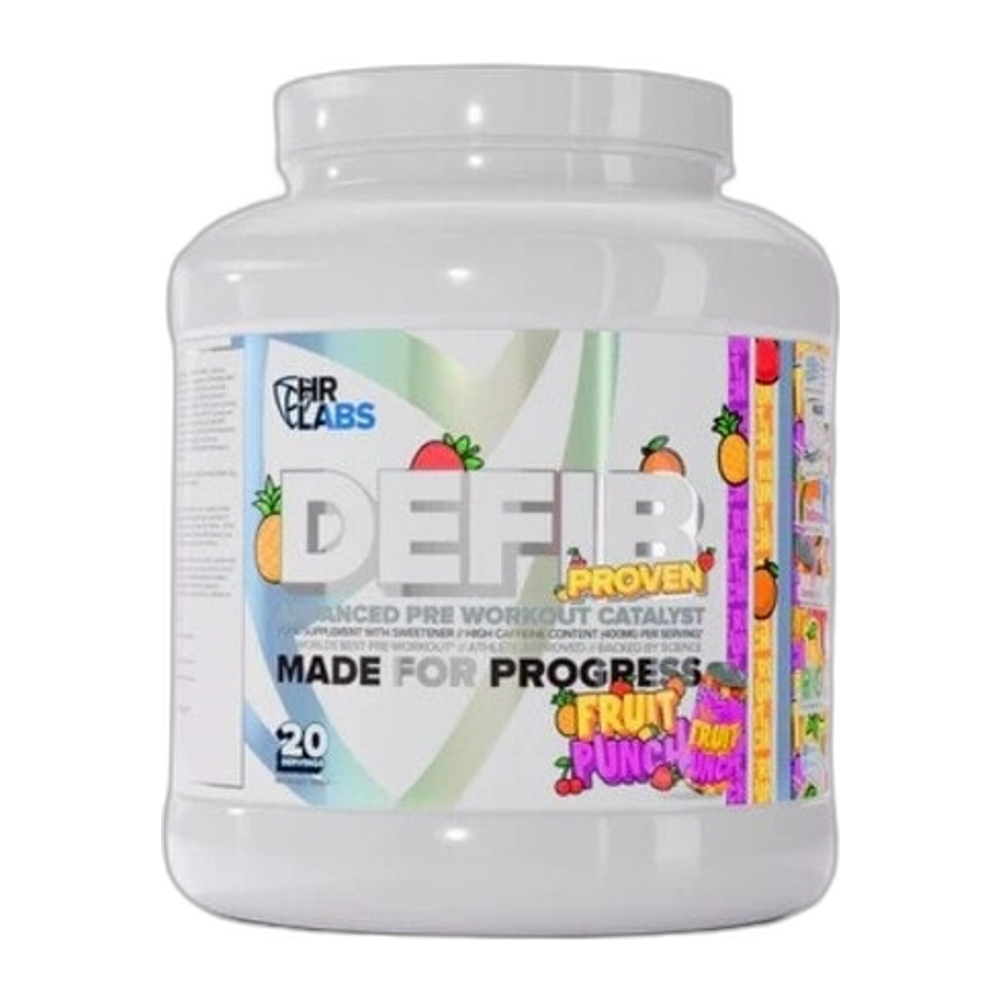 HR Labs Defib Advanced Pre Workout Catalyst Proven Edition, Fruit Punch - 680g
