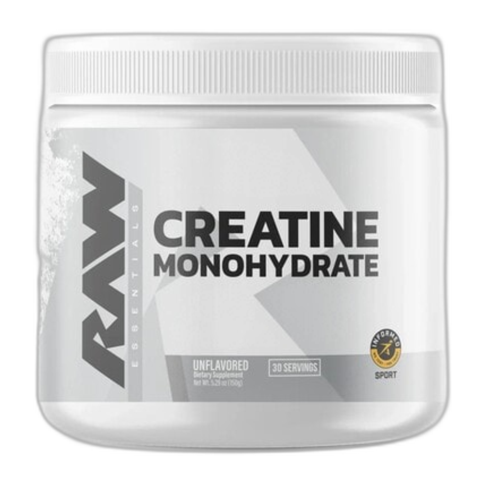 Raw Nutrition Creatine Monohydrate, Unflavoured - 150g