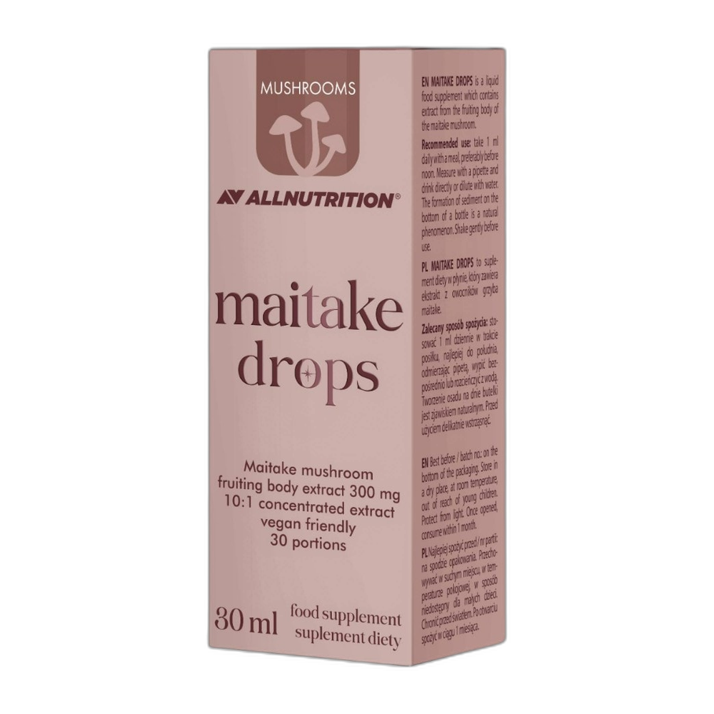 Allnutrition Mushrooms Maitake Drops, 300mg - 30 ml.