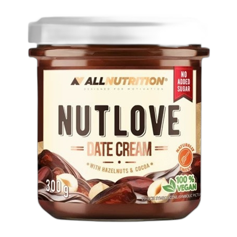 Allnutrition Nutlove Date Cream, with Hazelnuts & Cocoa - 300g