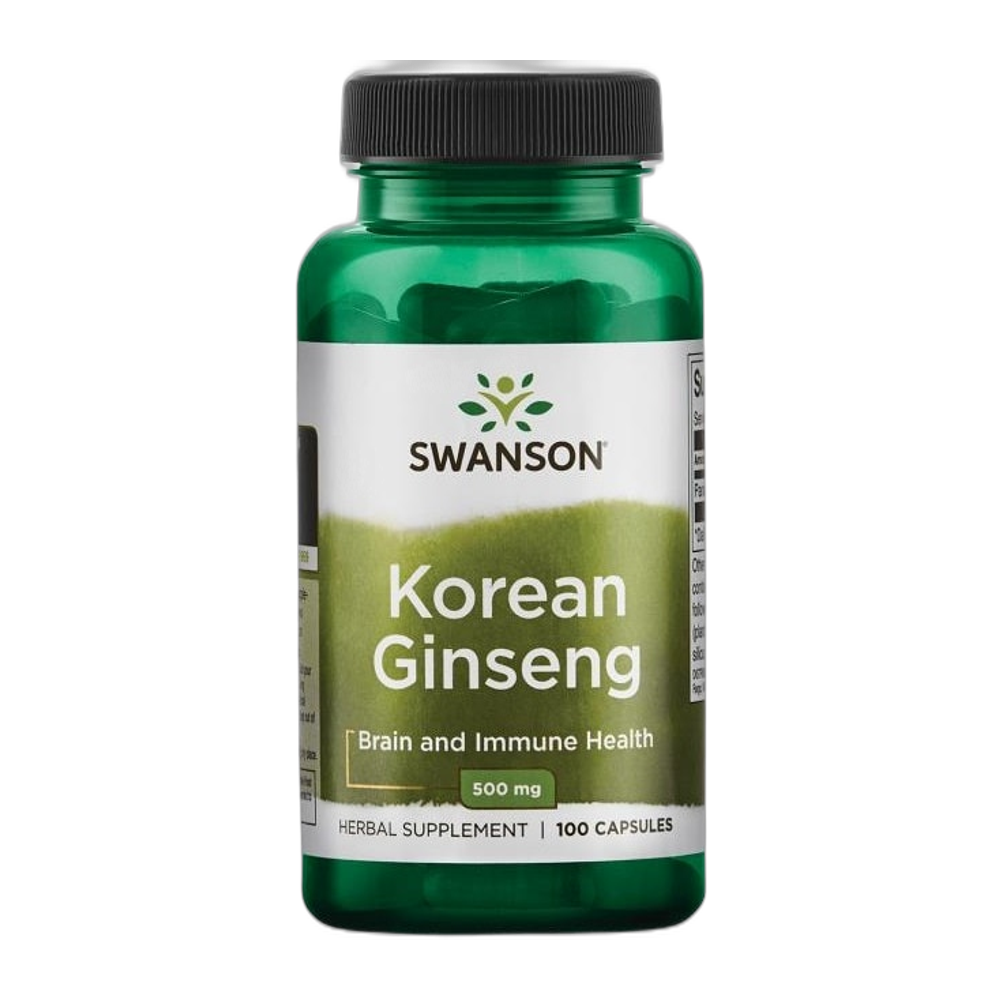 Swanson Korean Ginseng, 500mg - 100 caps